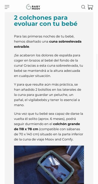 Cuna de viaje 3 en 1 BabyMoov