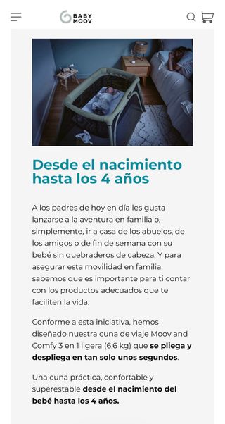 Cuna de viaje 3 en 1 BabyMoov