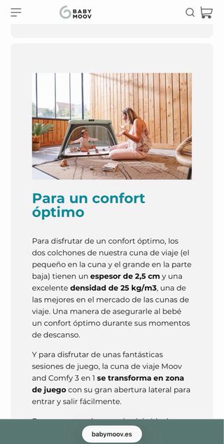 Cuna de viaje 3 en 1 BabyMoov