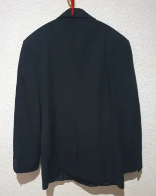 Chaqueta de traje hombre negra