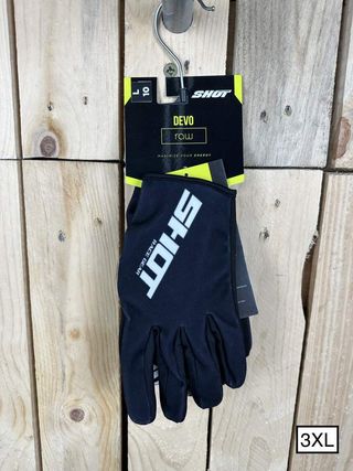 Guantes T-3XL Shot Raw Black