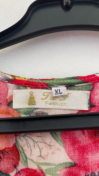 Vestido floral cruzado talla única