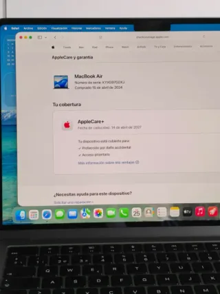 Macbook Air 13 M3 256GB con AppleCare+