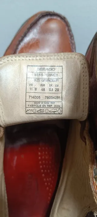 Botas Sebago Marrones Talla 45