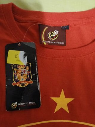 Camiseta Campeones del Mundo Fútbol 2010