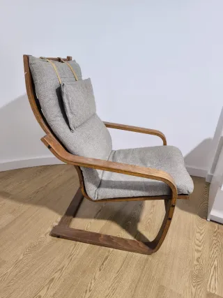 Mecedora Ikea Madera y Tela