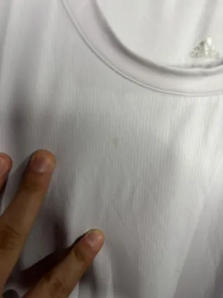 Maglia Adidas bianca uomo