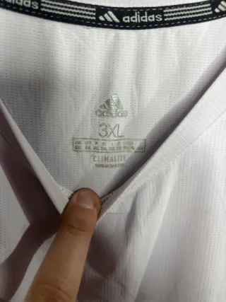 Maglia Adidas bianca uomo