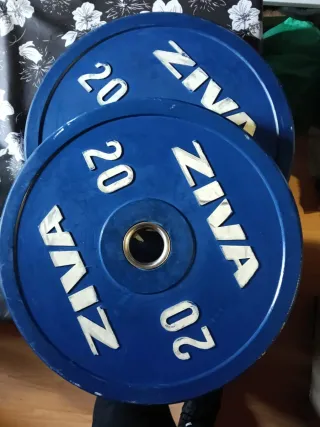 Discos bummper ZIVA 20 kg (par)