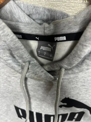 Felpa Puma Grigia con Logo