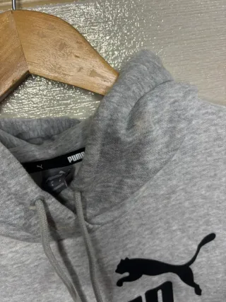 Felpa Puma Grigia con Logo