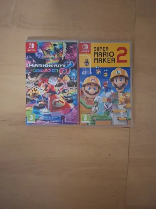 Mario Kart 8 Deluxe e Mario Maker 2 per Switch