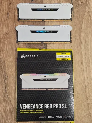 Corsair Vengeance DDR4 RGB Slim 16GB(2x8) 3600mhz