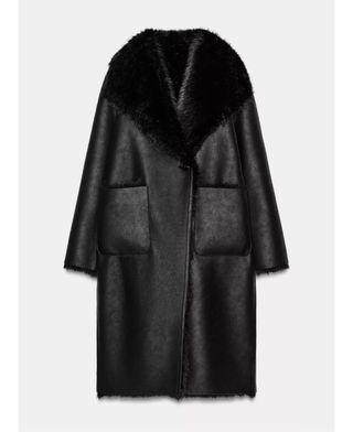Abrigo reversible pelo Zara