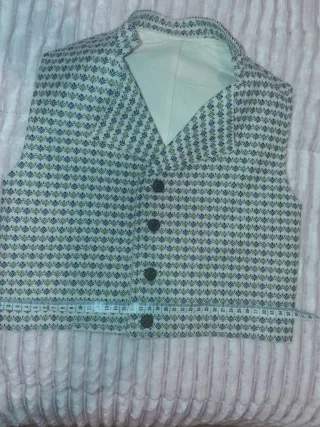 Chaleco Fallero Ofrena Azul y Blanco