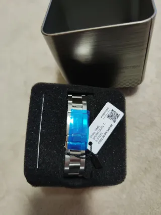 Reloj Frederic Hombre Negro/Azul