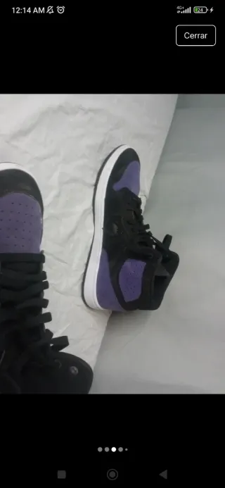Nike Jordan Tenis Morado y Negro