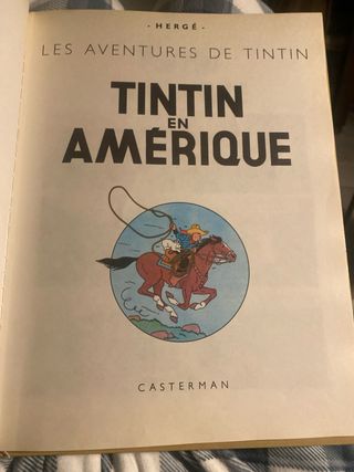 Tintin en amerique en frances edicion 1947