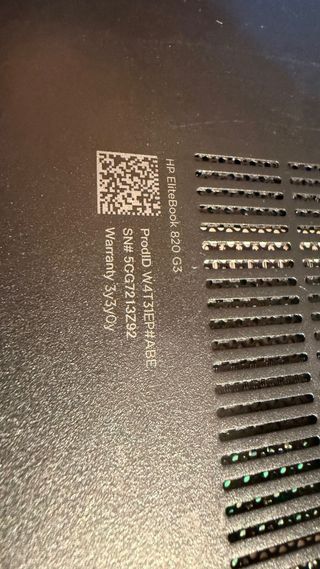 Portátil HP EliteBook 820 G3