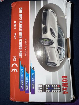 Radio Coche 1-Din MP3 USB SD