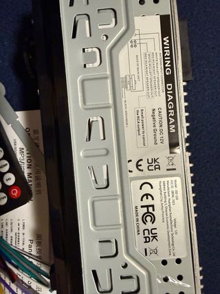 Radio Coche 1-Din MP3 USB SD