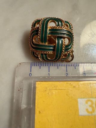 Pendientes clip vintage LANVIN PARIS