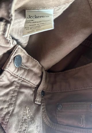 Jeans Jeckerson Marrone Uomo
