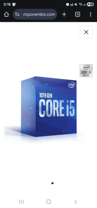 Procesador Intel Core i5 10600K 10th Gen
