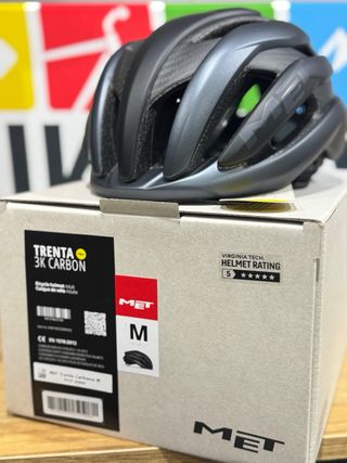 Capacete MET Trenta Carbono Tamanho M