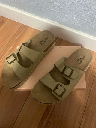 Sandalias Bosanova Beige Plataforma