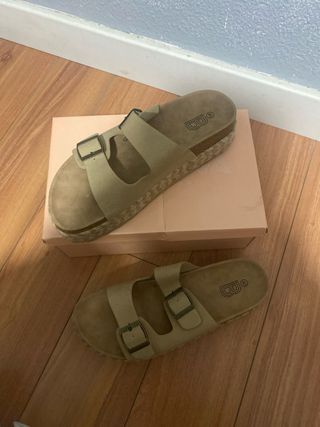 Sandalias Bosanova Beige Plataforma