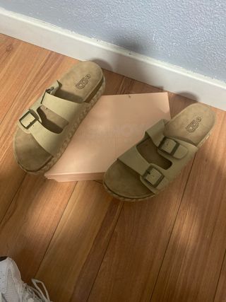 Sandalias Bosanova Beige Plataforma