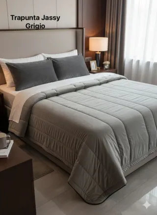 Trapunta Matrimoniale Grigio