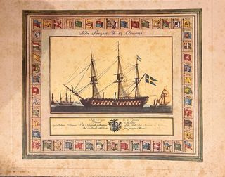 Arte Naval Barco Napolitano Cañones Reproducción