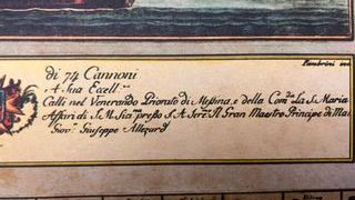 Arte Naval Barco Napolitano Cañones Reproducción