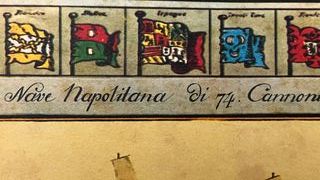 Arte Naval Barco Napolitano Cañones Reproducción