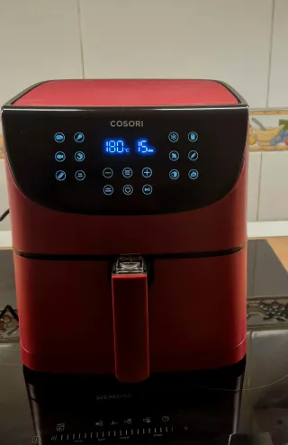 Freidora de aire COSORI CP158-AF Roja.