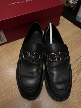 Mocasines Ferragamo Hombre Negro