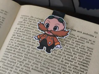 Marcapáginas magnético Sonic