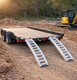 RAMPAS para Remolque CARGA PROFESIONAL GALVANIZADA