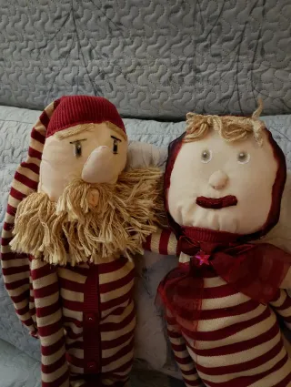 Pareja Muñecos Hechos a Mano