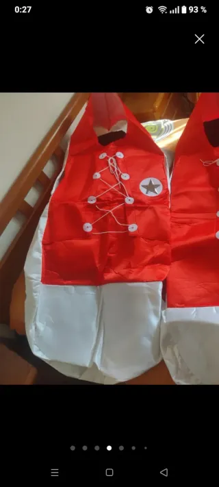 Lote 3 Disfraces Zapatilla Talla Única.precio de 3