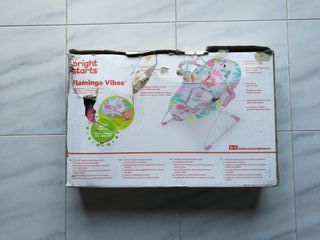Hamaca Bebé Bright Starts Flamingo Vibes