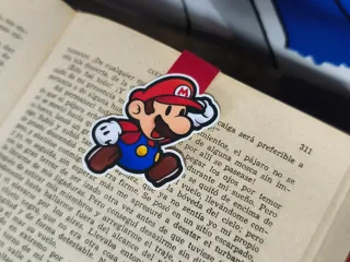 Marcapáginas magnético Mario Bros