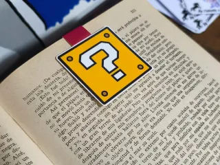 Marcapáginas magnético Mario Bros