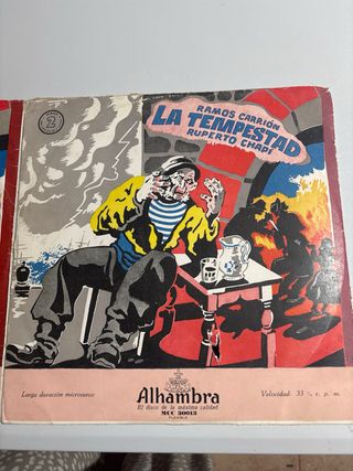 Vinilos La Tempestad Ruperto Chapi