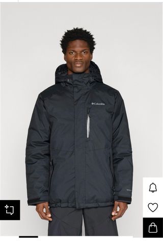 Abrigo Columbia Negro Nuevo