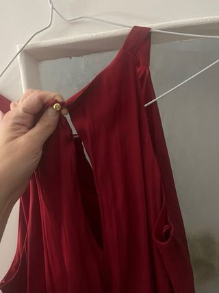 Vestido Rojo Corto Talla 38