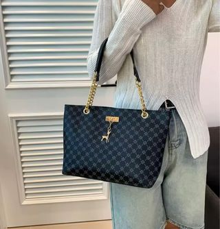 Bolso de mano de lujo con cadena