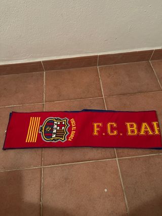 Bufanda FC Barcelona Roja
